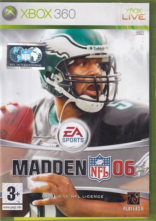 Madden NFL 06 - XBOX 360 (B Grade) (Genbrug)